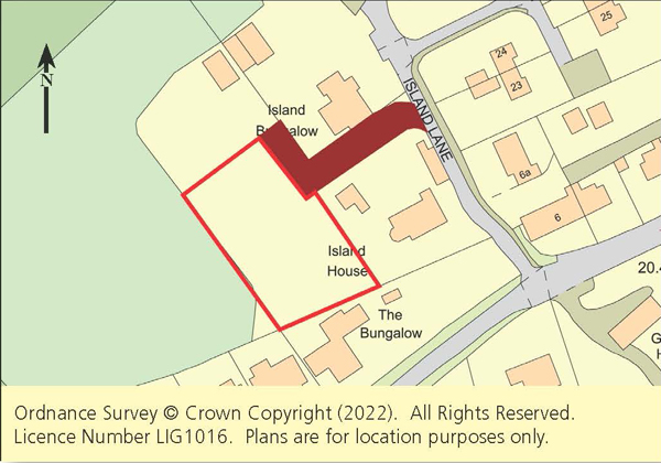 Lot: 131 - FREEHOLD LAND WITH PLANNING CONSENT FOR TWO FOUR-BEDROOM DWELLINGS -
